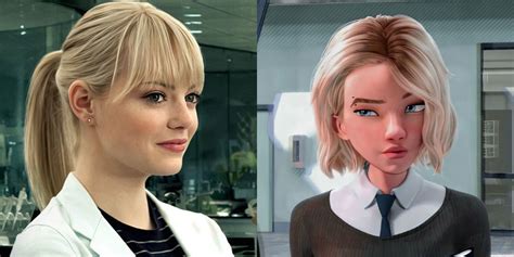 Emma Stone Posts Selfie With Spider-Gwen Haircut From Spider-Man Movie