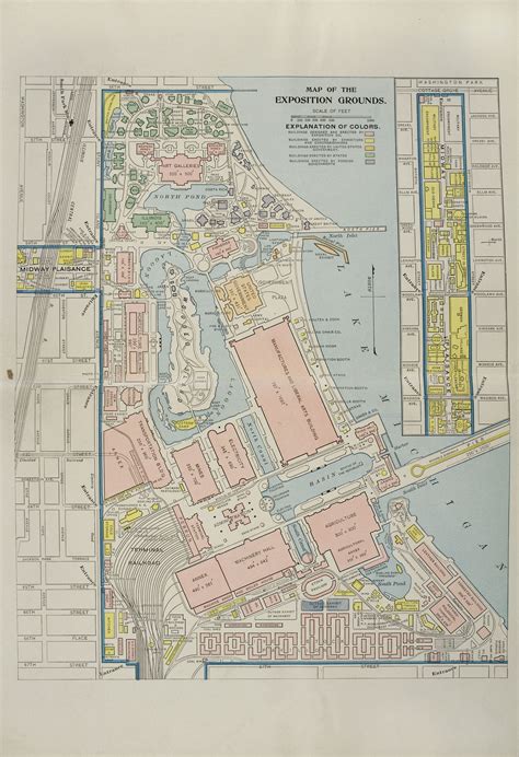 Map of the Columbian Exposition 1893 (Chicago) | World's columbian exposition, Columbian ...