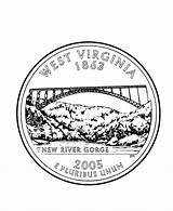 West Virginia State Coloring Page Pages sketch template