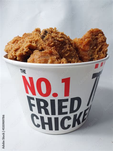 Jakarta, Indonesia - October 06, 2022: KFC Menu. Chicken Fried Bucket ...