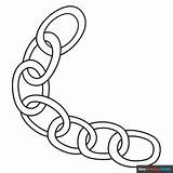 Chain Coloring Page  Easy Drawing Guides sketch template