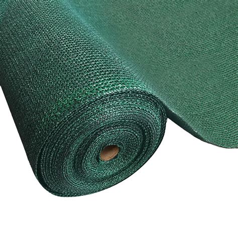 Instahut 90% Sun Shade Cloth Shadecloth Sail Roll Mesh 3.66x20m 195gsm Green