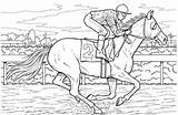 A Horse Running In Race Coloring Pages & Book For Kids sketch template