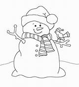 Cute Snowman Coloring Pages At GetColoringscom  Free Printable sketch template