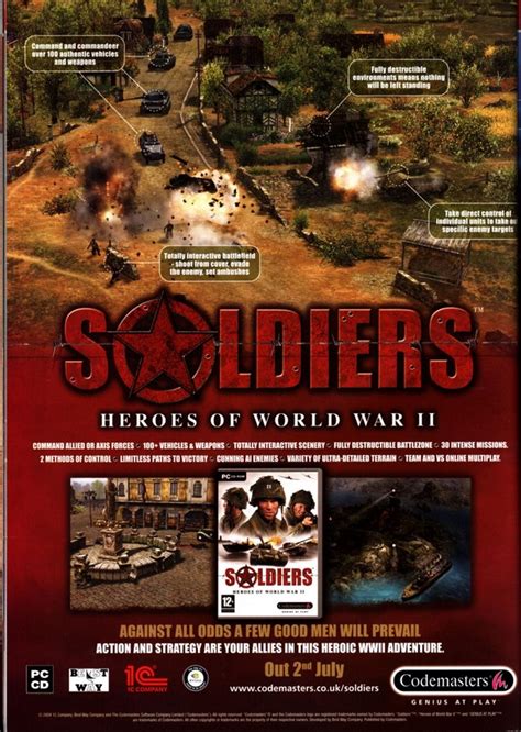 Soldiers: Heroes of World War 2 Download - GameFabrique