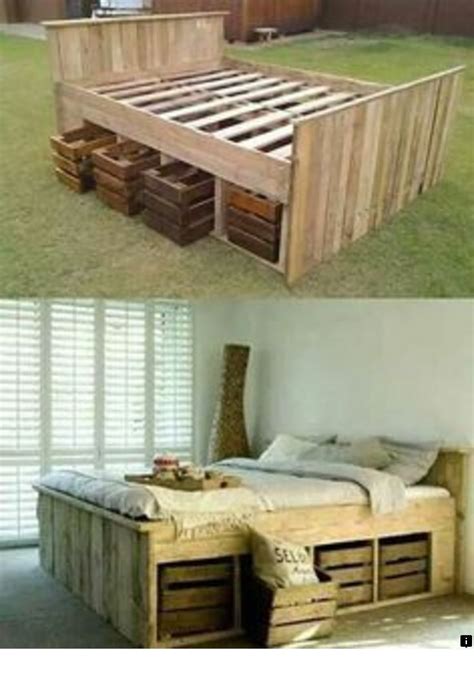 Our web image… | Wood bed frame diy, Diy pallet furniture, Pallet ...