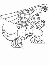 Mega Zekrom Pokemon Coloring Pages Sketch Page sketch template
