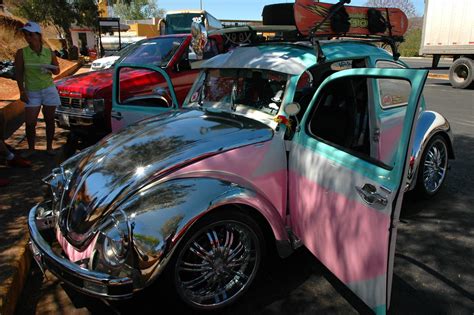 VW Bug, Made in the shade, chrome pink blue purple VW Bug,… | Flickr
