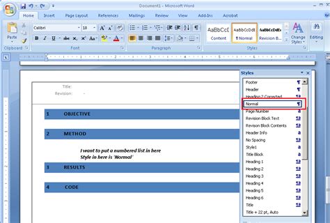 Headings in microsoft word 2010 - sgroupgross