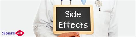 Common sildenafil side effects are usually mild and short-lived