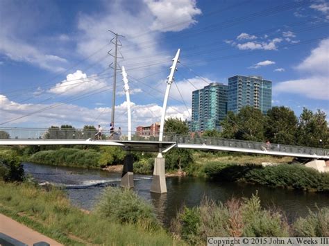 Platte River Pedestrian Bridge, Denver, Colorado