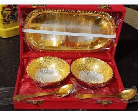 Wedding Return Gift at Rs 130/piece | Silver Plated Bowls in Moradabad | ID: 2853404726348