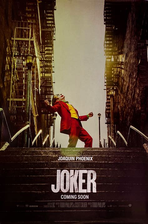 Original Joker Movie Poster - Joaquin Phoenix - Batman - Gotham City