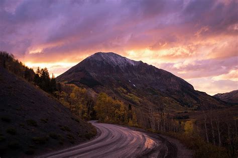 Dirt Mountain Road At Sunset, Crested Photograph by Brandon Huttenlocher - Pixels