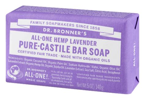 Dr. Bronner's All-One Hemp Lavender Pure-Castile Bar Soap, 5 oz - Kroger