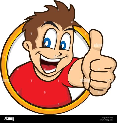 cartoon guy thumbs up Stock Vector Image & Art - Alamy
