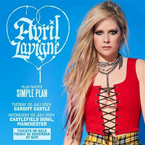 Jul 03, 2024: Avril Lavigne / Simple Plan at Castlefield Bowl Manchester, England, United ...