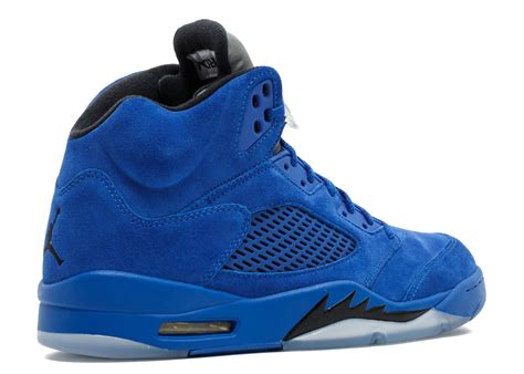 Air Jordan 5 Retro "blue Suede" - Air Jordan - 136027 401 - game royal ...