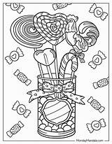 24 Candy Coloring Pages Free PDF Printables  Worksheets Library sketch template