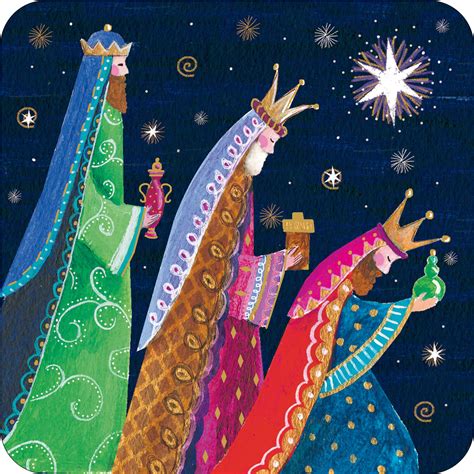 Three Kings Christmas Coaster - Just Cards Direct | Christian Greetings ...