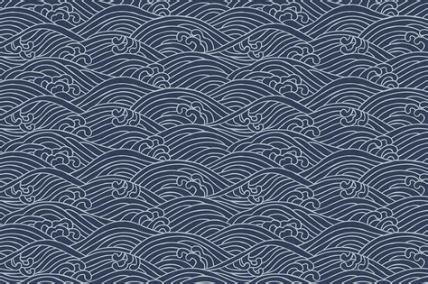 Japanese Traditional Pattern "Rough Wave" 荒波 :: Behance