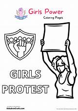 Girl Power Coloring Pages For Kids – Free Printables  Art & Craft sketch template