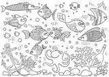 Coloring Pages Aquarium sketch template