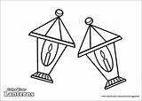 Old Fashioned Lantern Coloring Pages sketch template