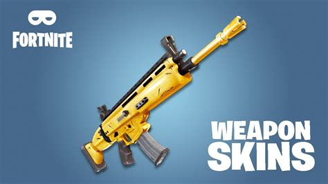 WEAPON SKINS IN FORTNITE? BATTLE ROYALE - YouTube