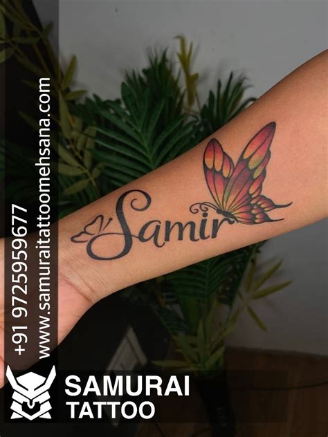 Tattoo uploaded by Vipul Chaudhary • Samir name tattoo |Samir tattoo ...