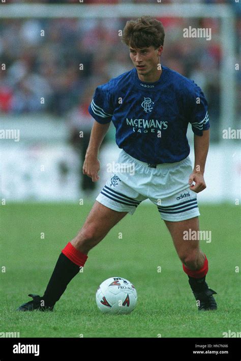 BRIAN LAUDRUP GLASGOW RANGERS FC 24 August 1994 Stock Photo - Alamy