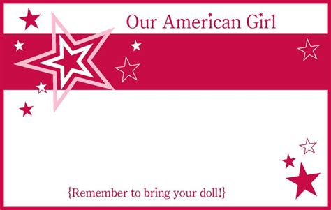 American girl birthday, American girl parties, Girl birthday party invitations