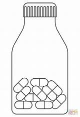 Pill Bottle coloring Page  Free Printable Coloring Pages sketch template