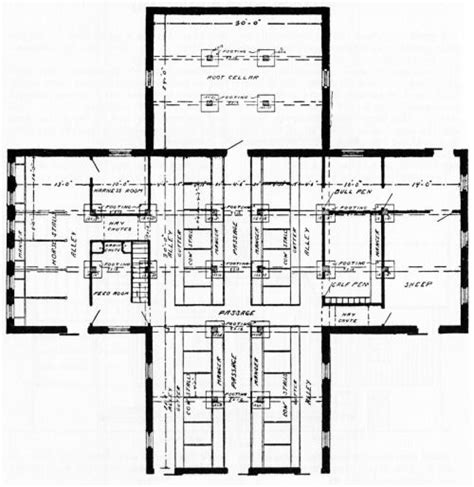 Cattle Barn, Floor Plan | Cattle facility, Barn layout, Cattle barn