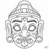 Face Mask Coloring Pages  Nation sketch template