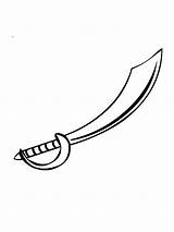 Sword coloring pages sketch template