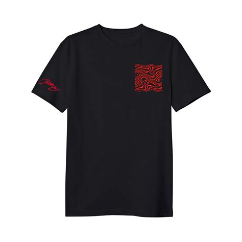 PewDiePie Merch - Black OG Waves T-shirt | PewDiePie Merch