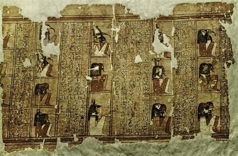 Egyptian papyrus fragment with a portion of the Book of th… | Flickr