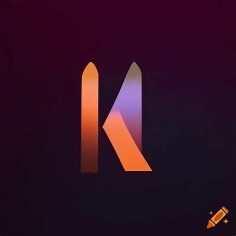 K logo design on Craiyon
