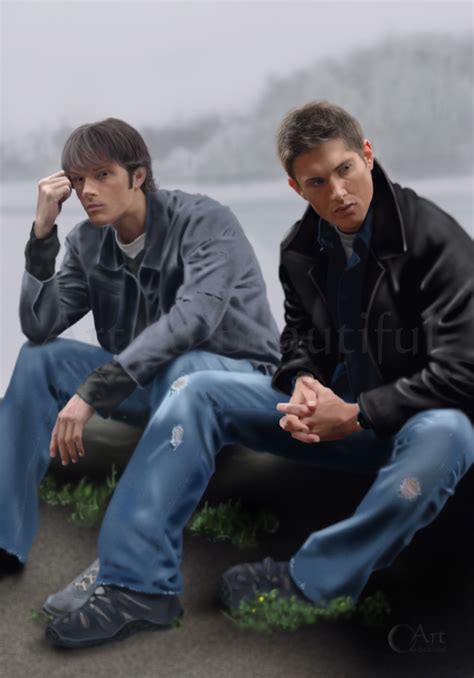 A painting of Sam and Dean Winchester by jht888 on DeviantArt