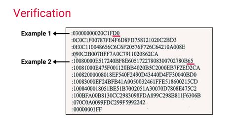 Checksum Calculation for Intel HEX File Format