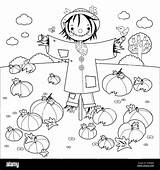 Pumpkin Patch Coloring sketch template