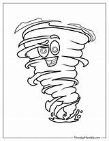 20 Tornado Coloring Pages Free PDF Printables sketch template