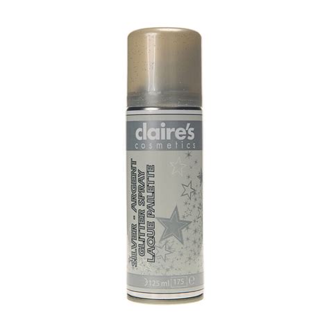 Silver Glitter Hair Spray | Claire's