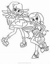 Rainbow Rocks Equestria Girls Coloring Pages Sketch Page sketch template