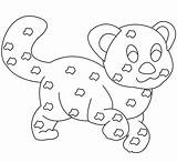 Coloring Pages Ocelot Big Jaguar Cat Leopard Realistic Printable Dwarf  sketch template