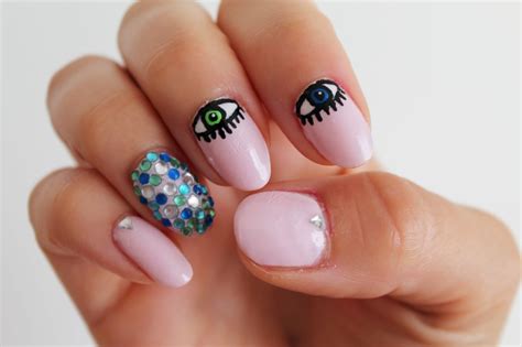 Evil Eye Nail Art Revisited - Monica Hayworth