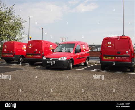 Royal mail delivery vehicles Stock Photo - Alamy