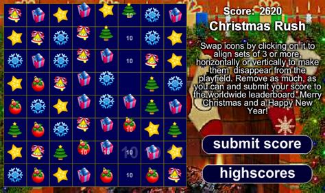 Christmas Rush - Play Online on Flash Museum 🕹️