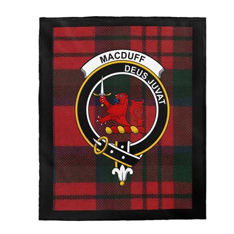 Clan Macduff Scottish Tartan Blanket Scottish Clan Gift Soft - Etsy